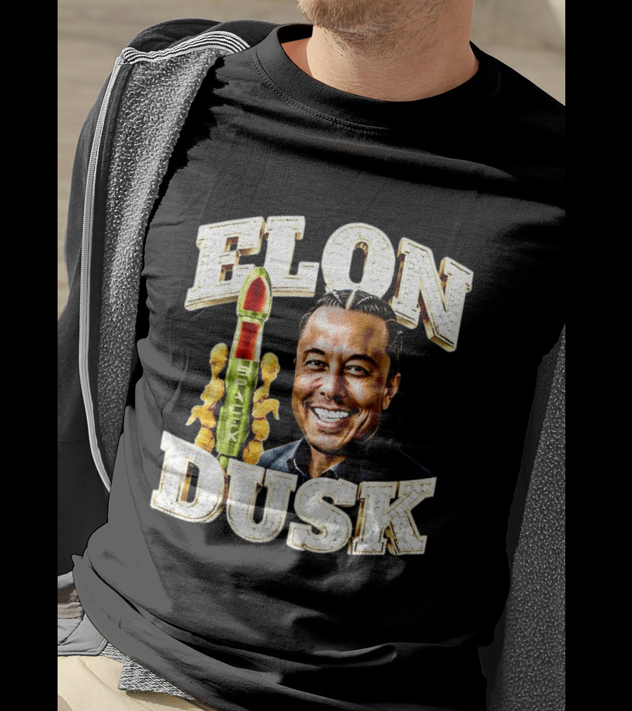 Elon Dusk SpaceX Rocket And Teddy Bears T-Shirt