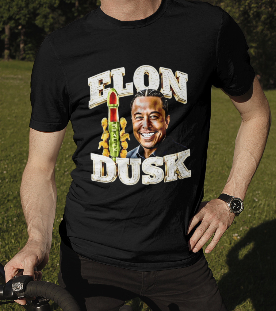 Elon Dusk SpaceX Rocket And Teddy Bears T-Shirt