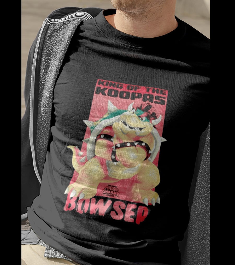 King Of The Koopas Bowser Mario Galaxy Movie T-Shirt