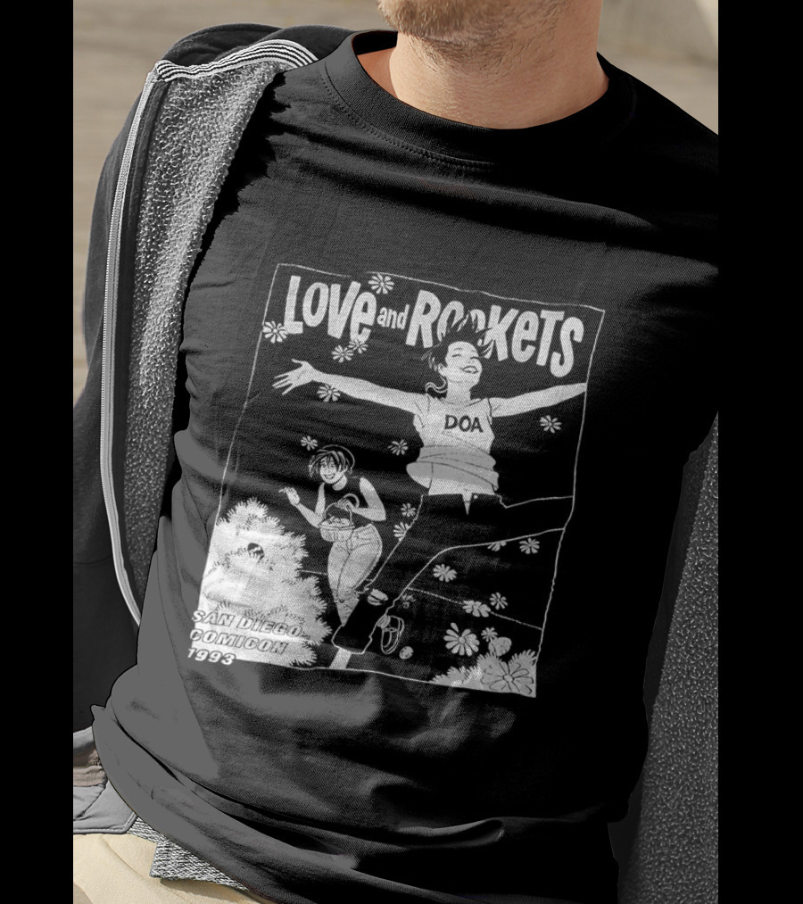 Love And Rockets San Diego Comicon 1993 Classic Cover T-Shirt