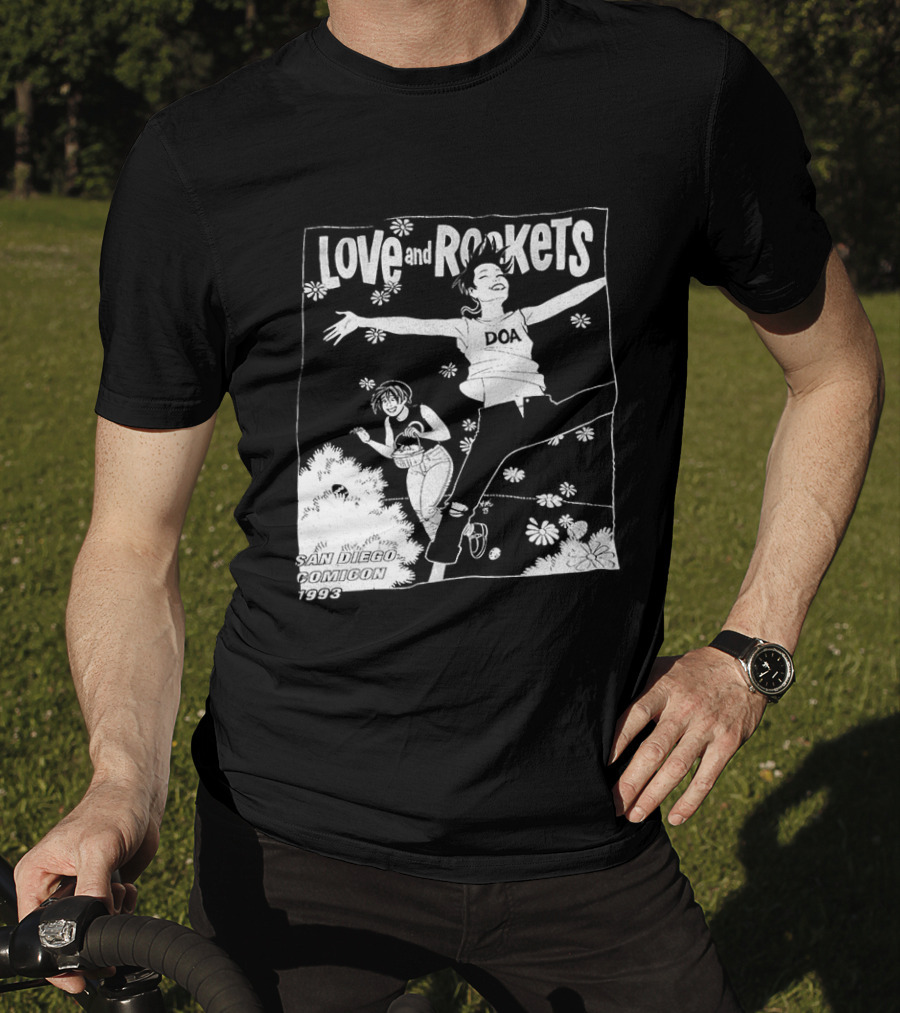 Love And Rockets San Diego Comicon 1993 Classic Cover T-Shirt