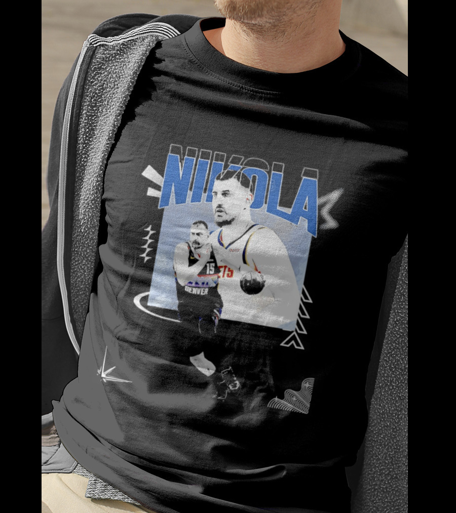 Denver Nuggets Nikola Jokic 15 Basketball T-Shirt