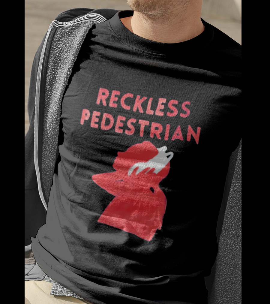 Reckless Pedestrian Bold Red T-Shirt