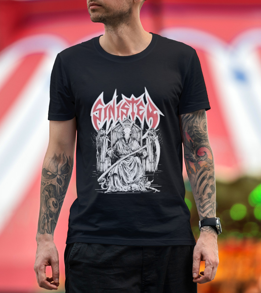 Sinister Entering The Underworld Metal Band T-Shirt