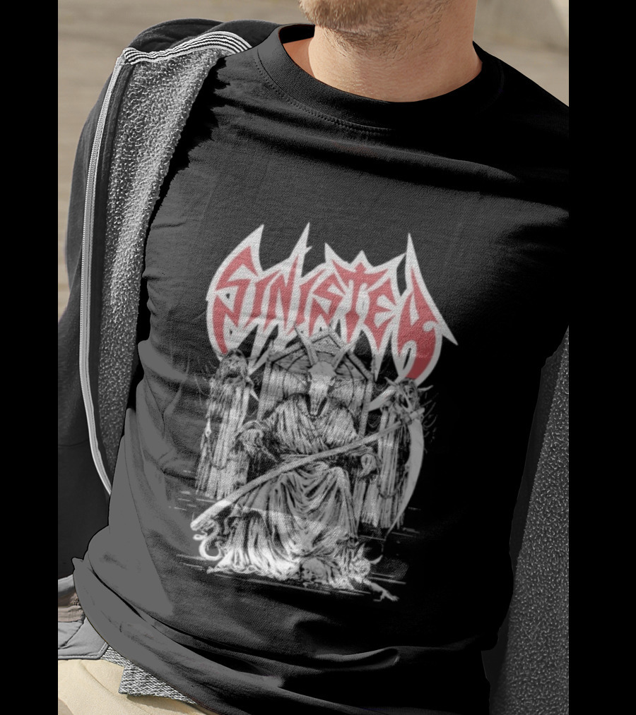 Sinister Entering The Underworld Metal Band T-Shirt