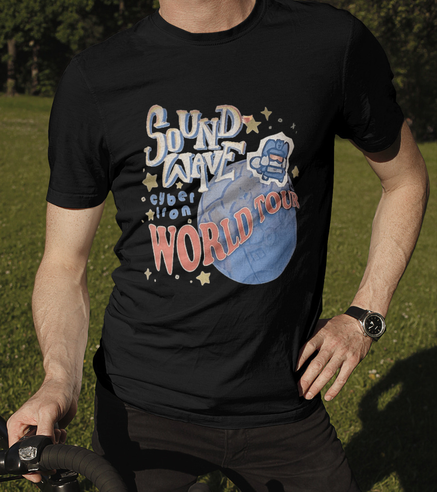 Soundwave Cybertron World Tour Stars Iconic Character Adventure T-Shirt