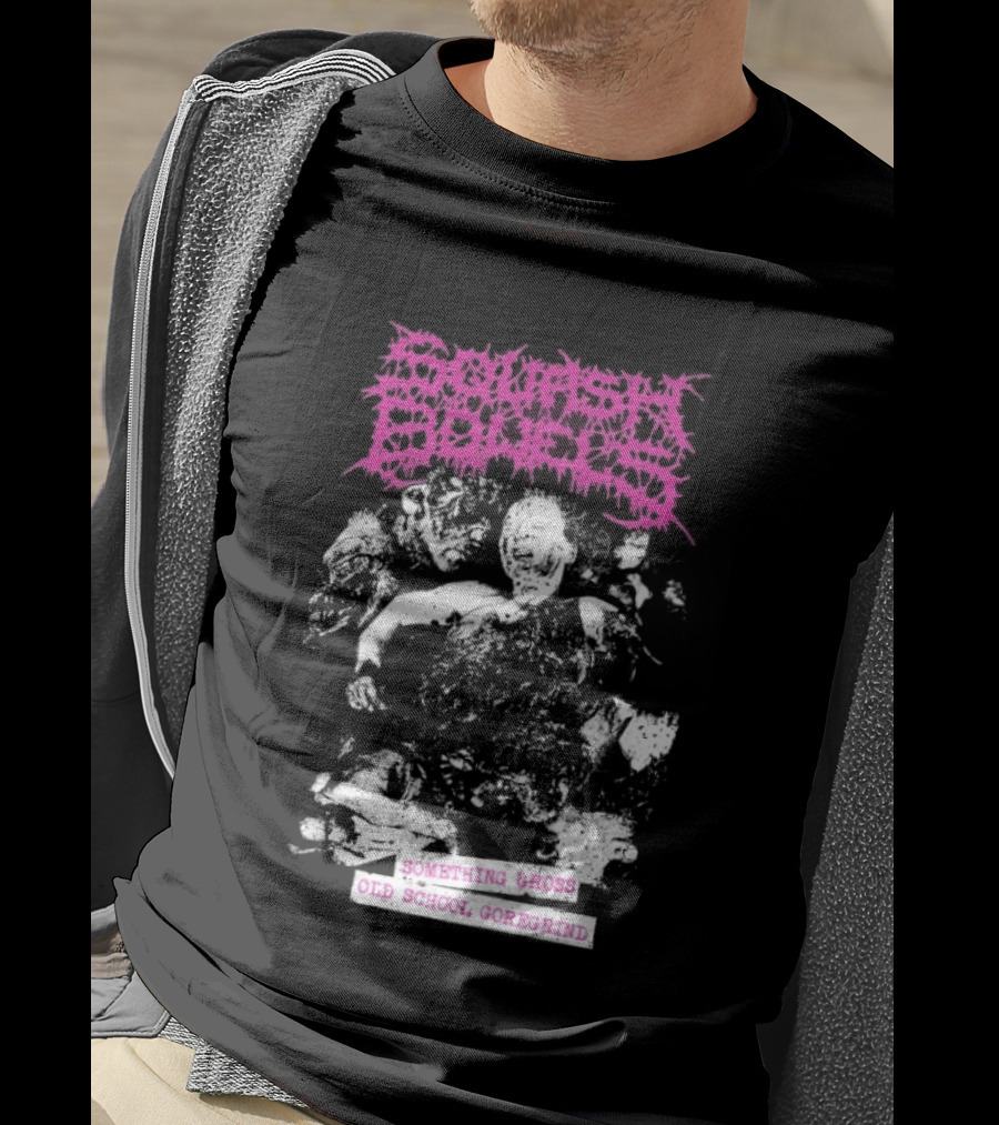 Squash Bowels Something Gross Old School Goregrind Pink Psychotic Gore T-Shirt