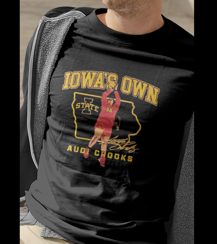 Iowa's Own Audi Crooks Iowa State Cyclones Women's Basketball T-Shirt