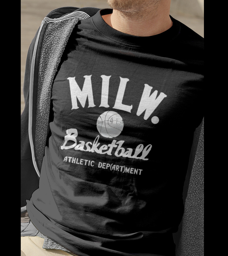 MILW Basketball Athletic Department Retro Sports T-Shirt