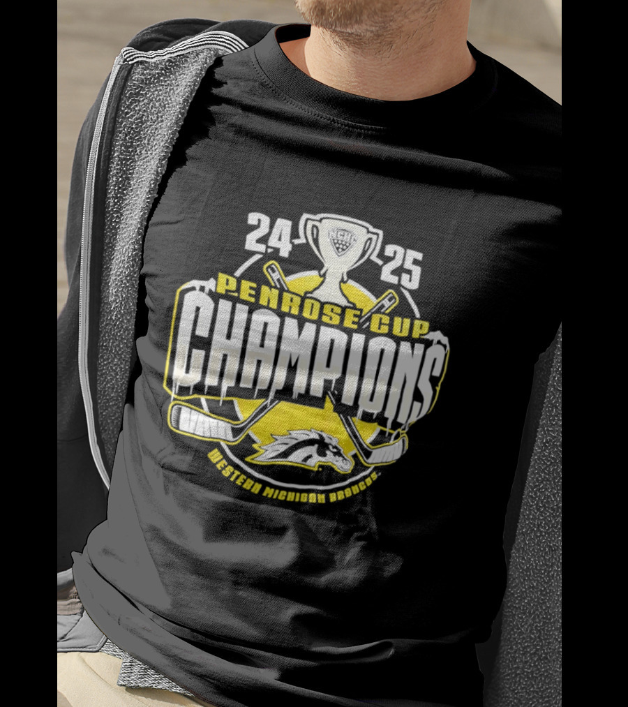 Western Michigan Broncos 2025 Penrose Cup Champions T-Shirt