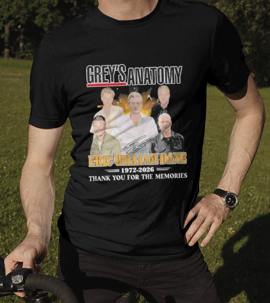 Eric William Dane Grey's Anatomy Thank You For The Memories T-Shirt