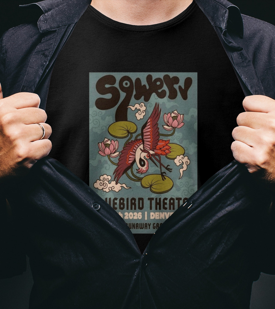 Skwerv Bluebird Theater Denver May 16 2026 The Runaway Grooms Event T-Shirt