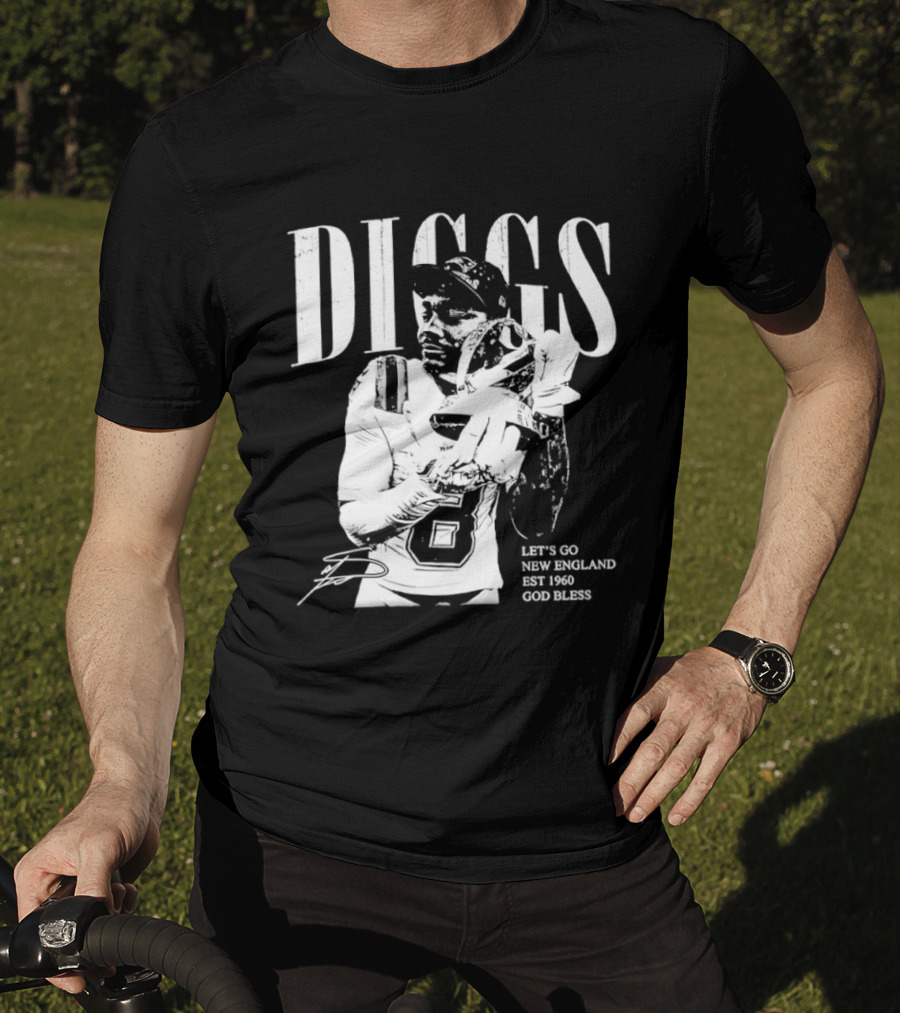 Diggs Let's Go New England Est 1960 God Bless T-Shirt