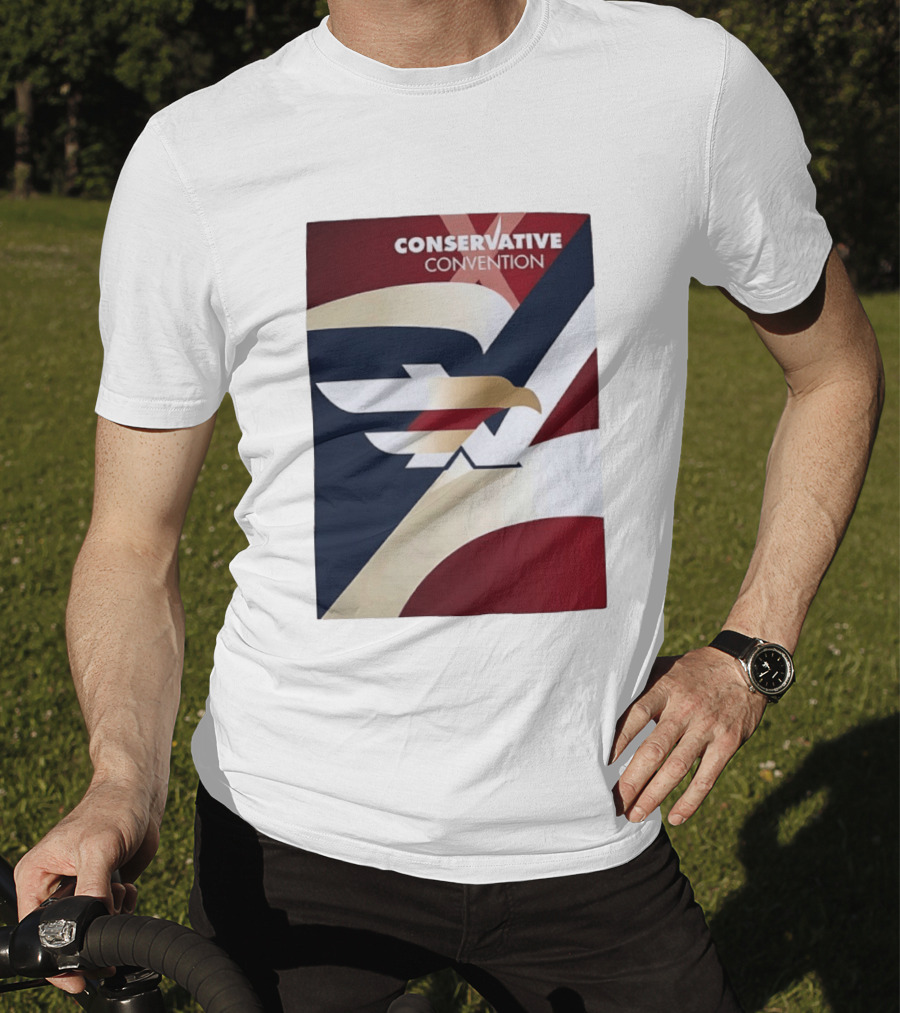 CONSERVATIVE CONVENTION Eagle American Flag T-Shirt
