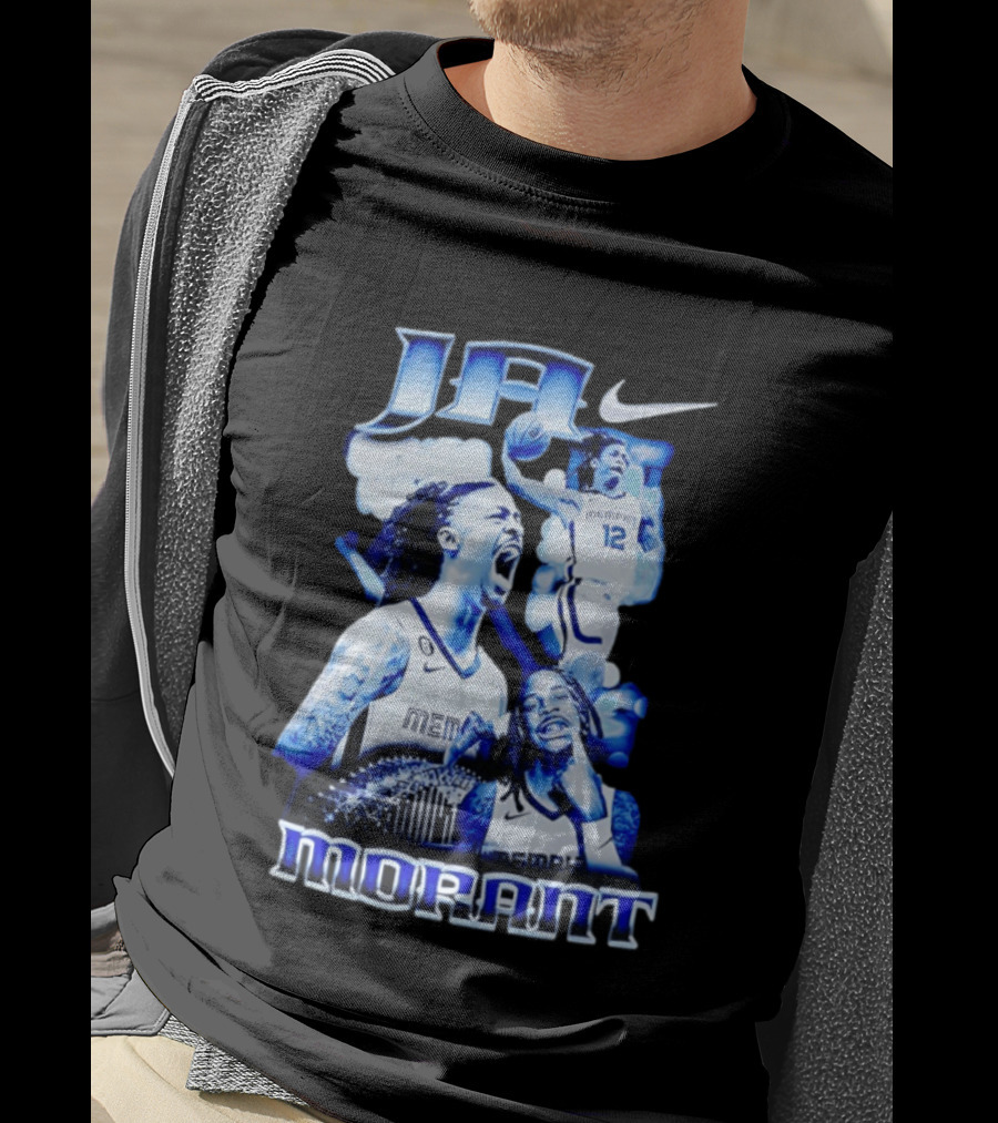 Ja Morant Memphis NBA All Star Highlights Nike Grizzlies T-Shirt
