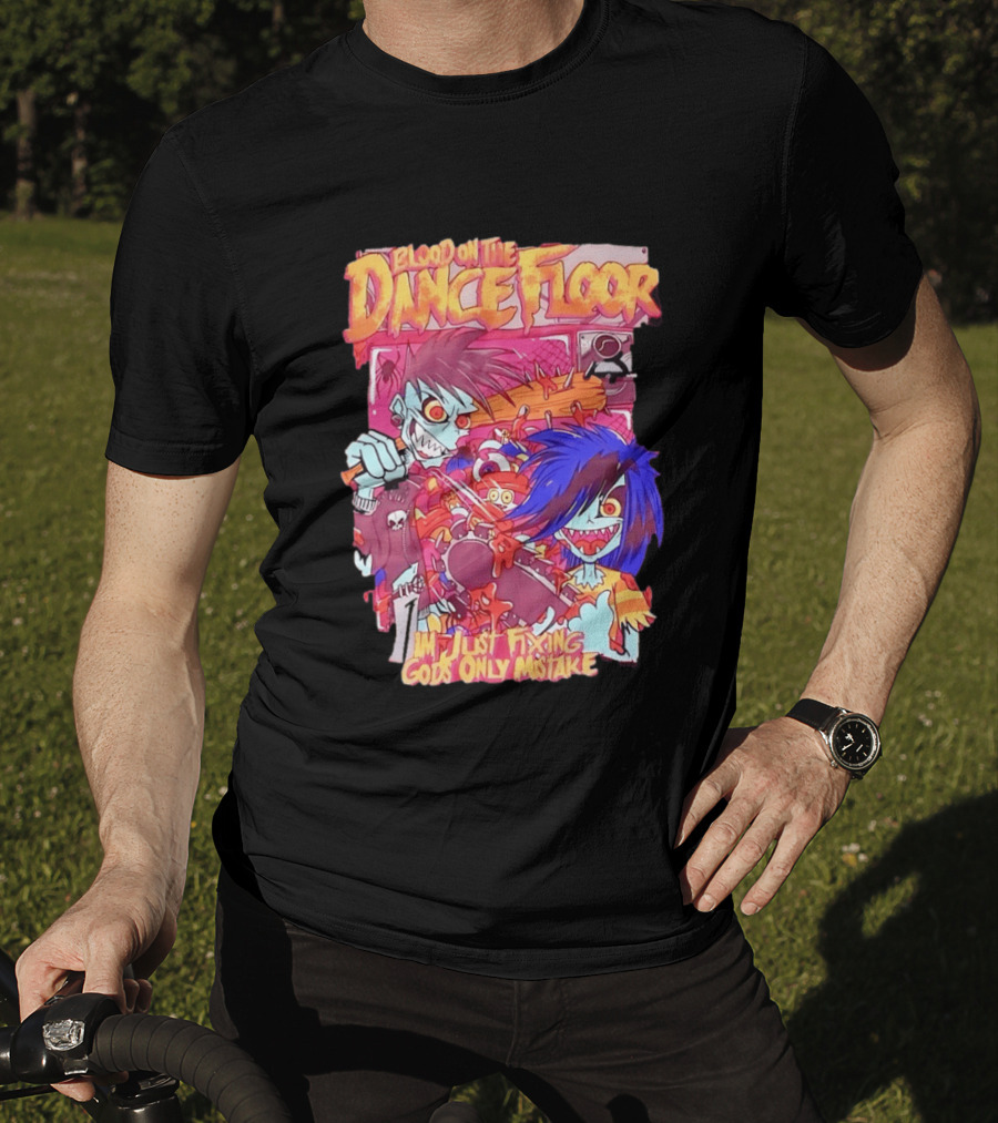 Blood On The Dance Floor I'm Just Fixing God's Only Mistake Zombie Chainsaw T-Shirt