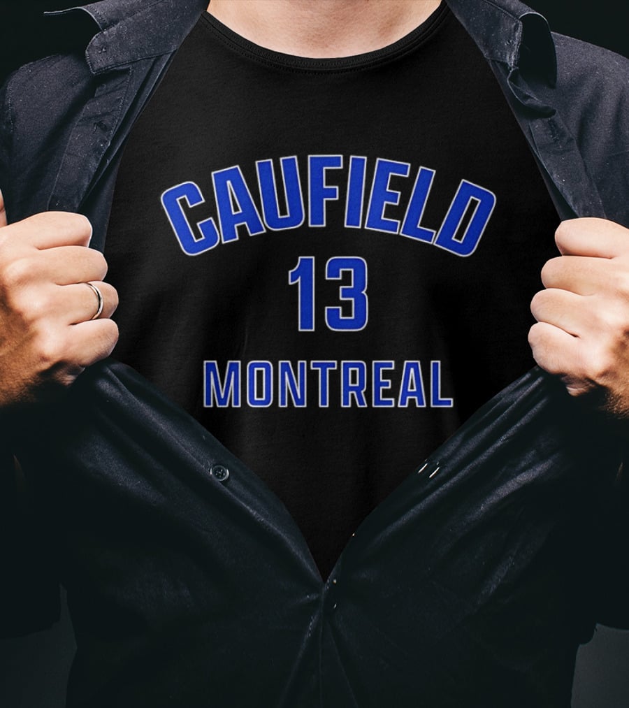 Caufield 13 Montreal Canadiens Hockey T-Shirt