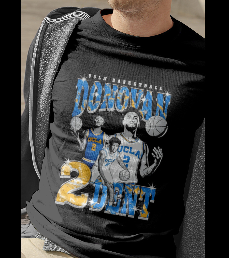 Donovan Dent 2 UCLA Bruins Basketball Player Vintage Team Spirit T-Shirt