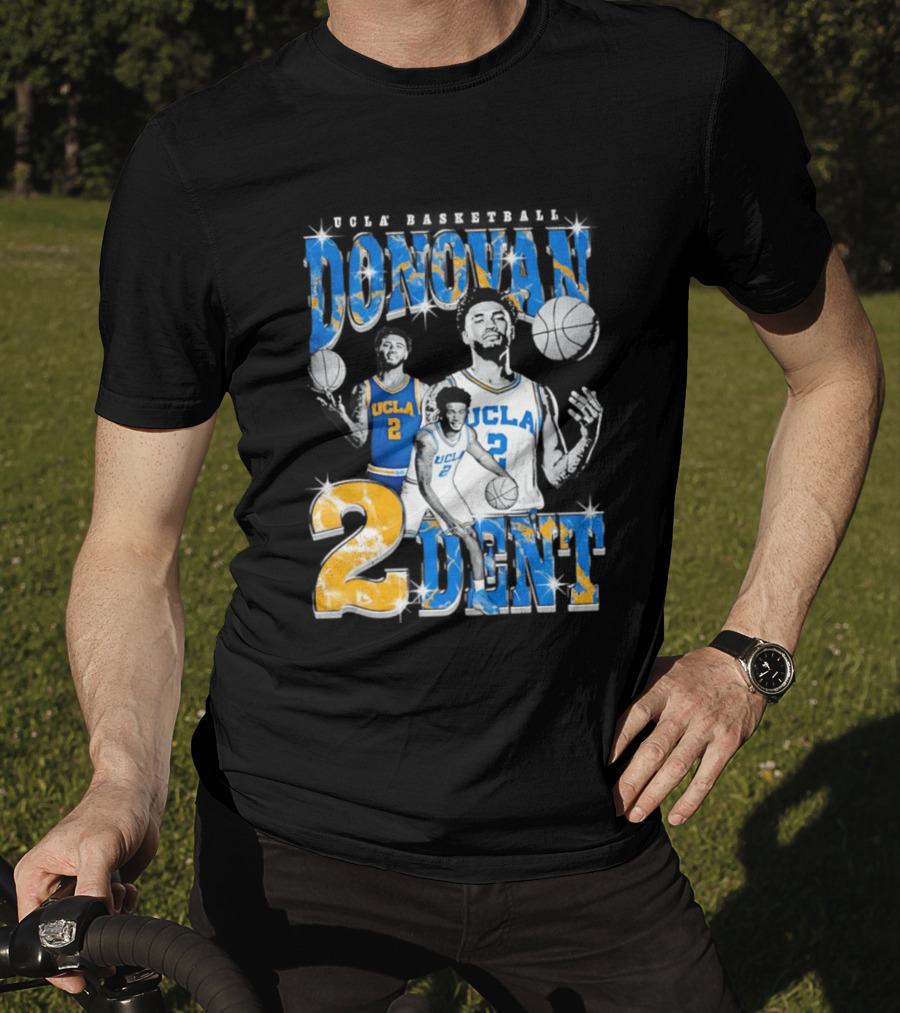 Donovan Dent 2 UCLA Bruins Basketball Player Vintage Team Spirit T-Shirt