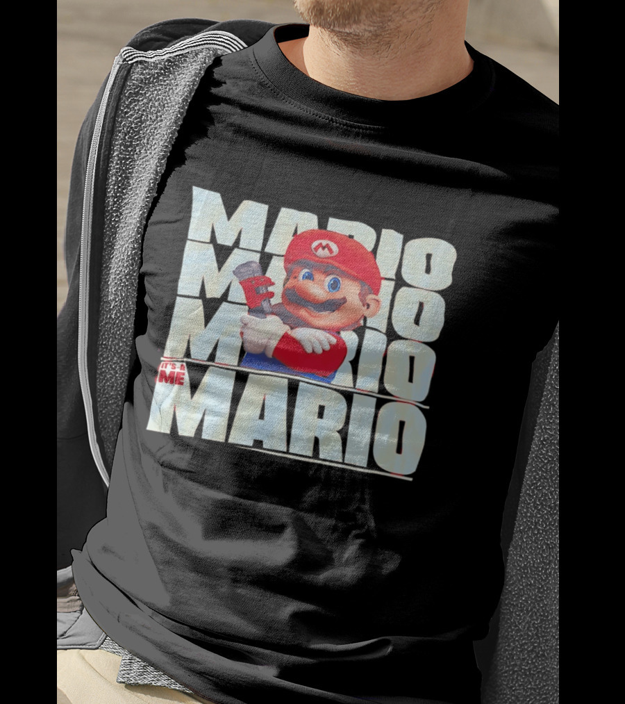 Mario Bros Red Movie It's A Me T-Shirt