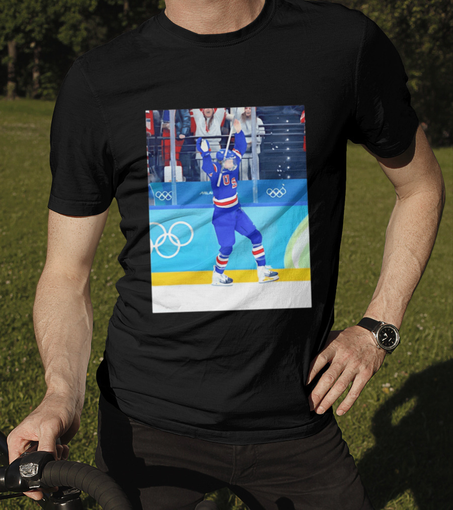 Megan Keller USA Women's Ice Hockey 2026 Olympics Celebration T-Shirt