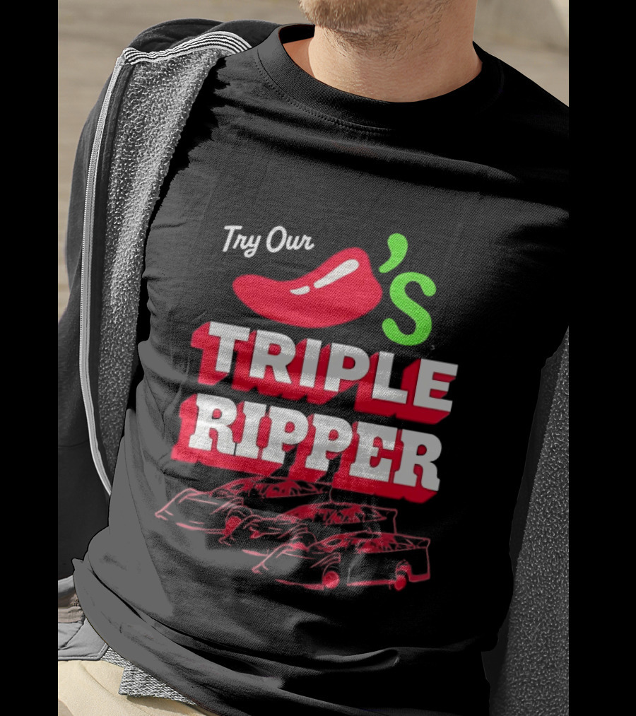 Try Our Chili's Triple Ripper Racing Cars T-Shirt