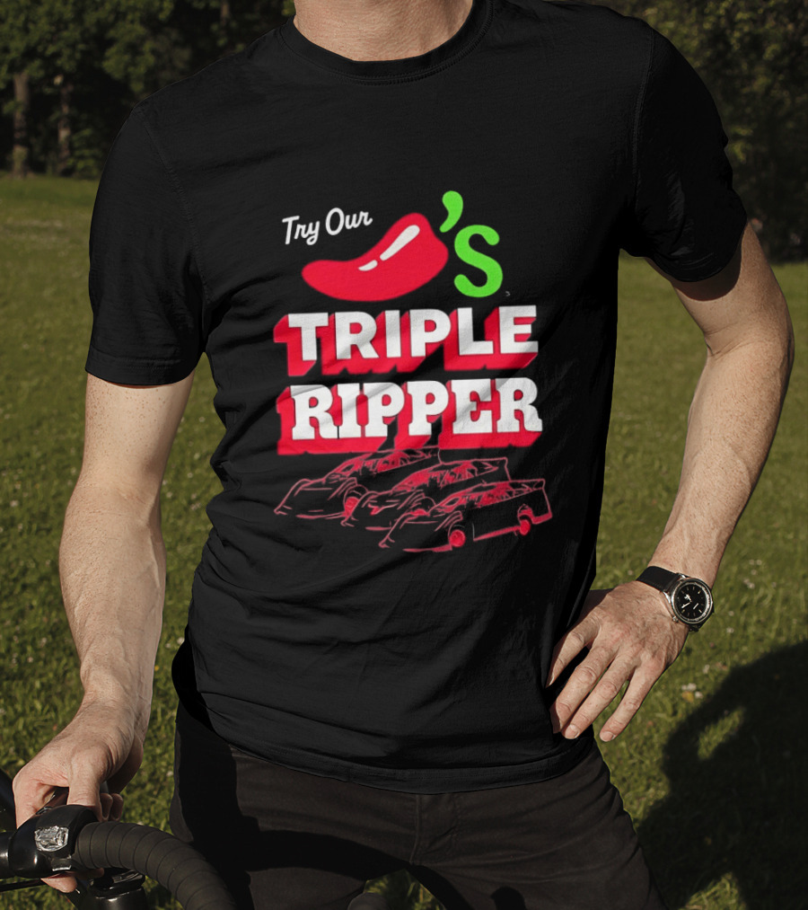 Try Our Chili's Triple Ripper Racing Cars T-Shirt