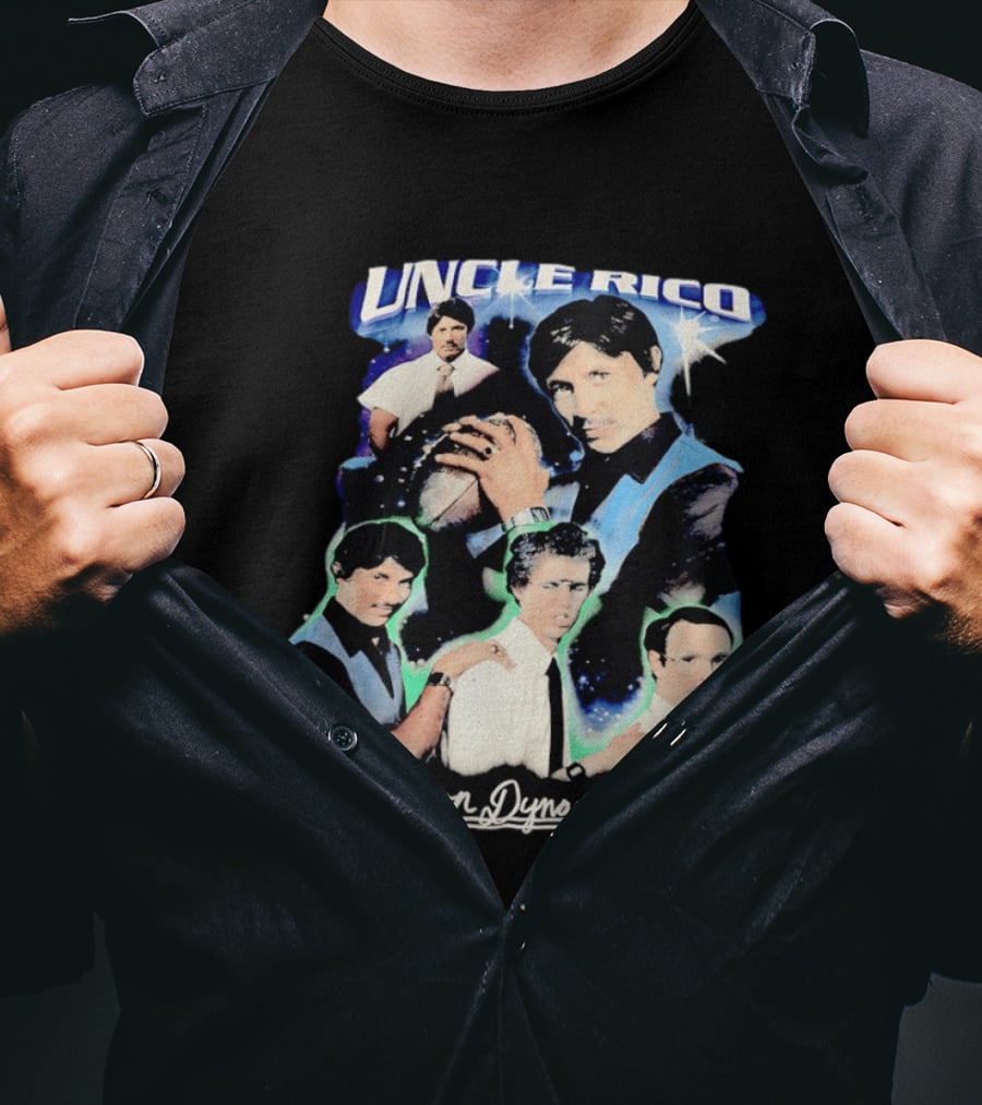 Uncle Rico Football 2004 Napoleon Dynamite Movie Collage T-Shirt