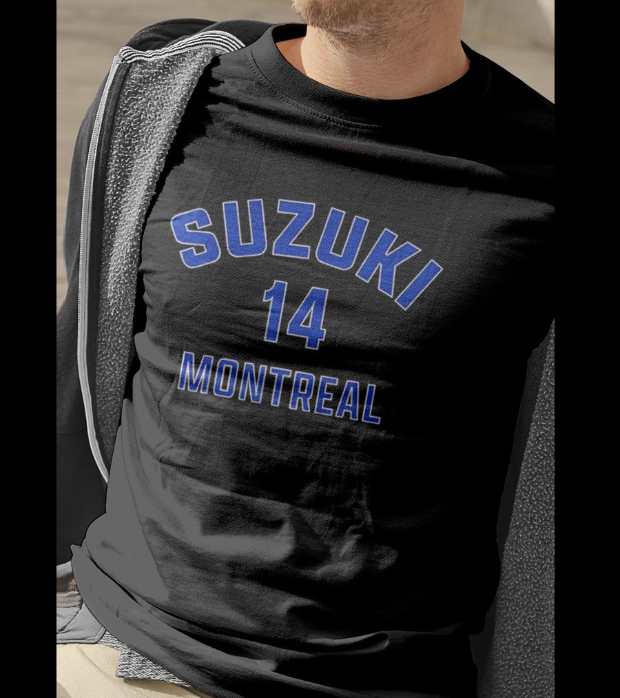 Nick Suzuki 14 Montreal Canadiens Montréal Hockey T-Shirt