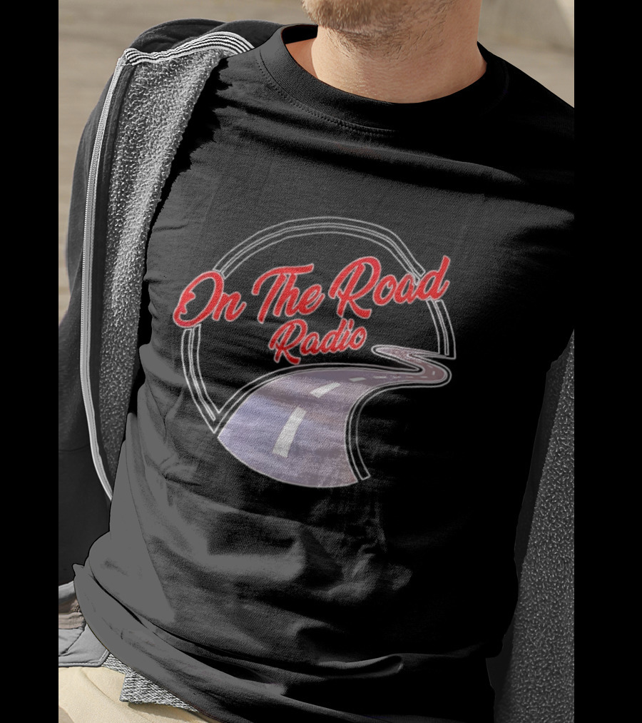 On The Road Radio Winding Highway Adventure T-Shirt
