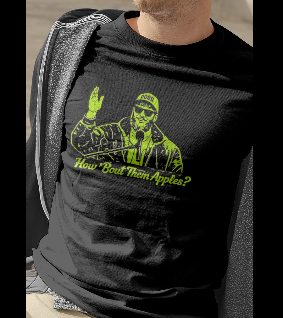 How 'Bout Them Apples Iconic Sunglasses And Microphone T-Shirt
