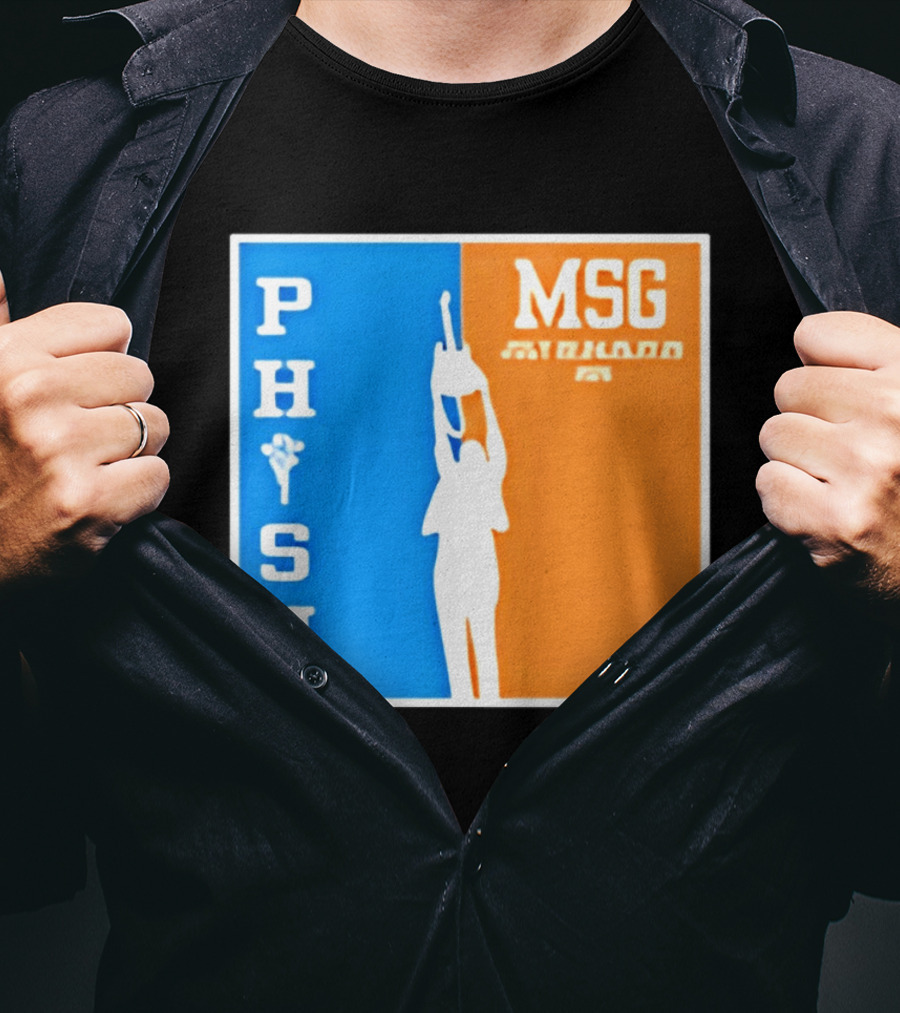 PHISH MSG Silhouette Guitar Concert Event T-Shirt