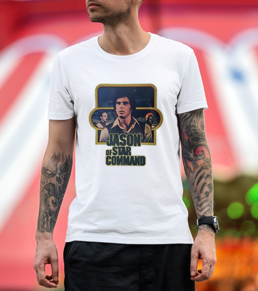 Jason Of Star Command Retro Sci Fi Series Iconic Ensemble T-Shirt