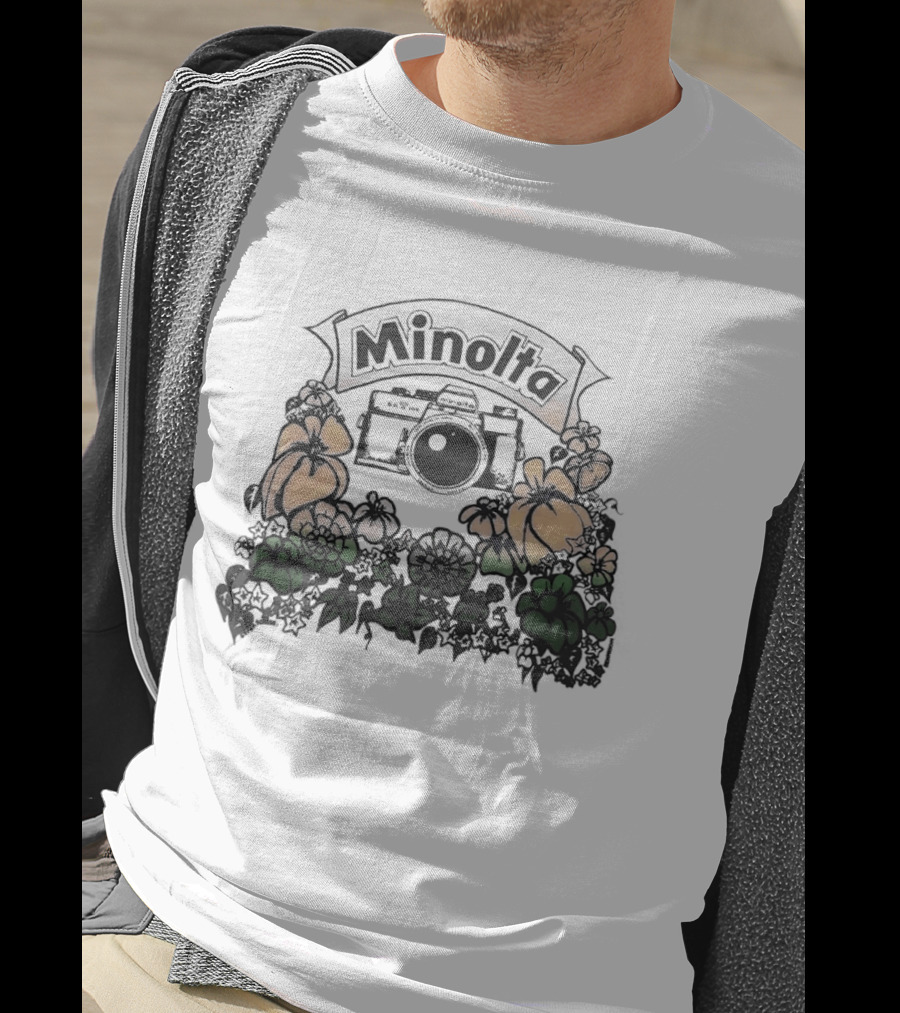 Minolta X700 Vintage Camera Floral Aesthetic T-Shirt