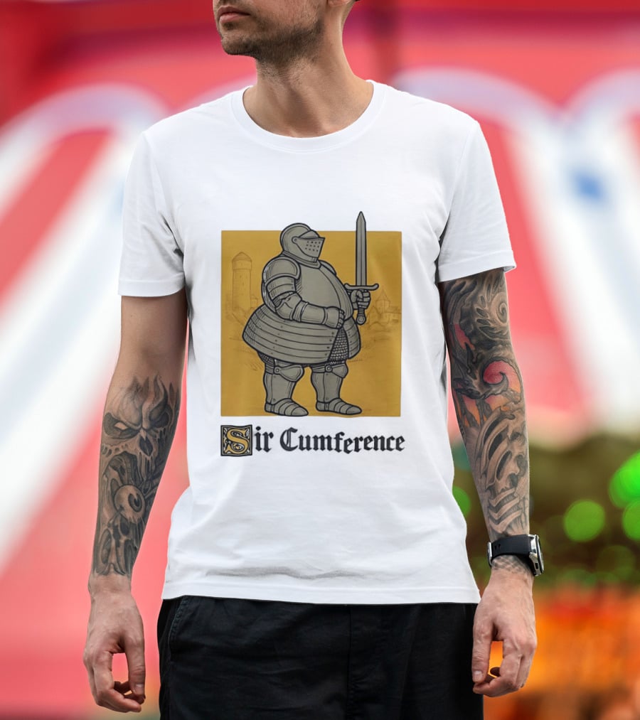 Sir Cumference Chubby Medieval Soldier Holding Sword T-Shirt