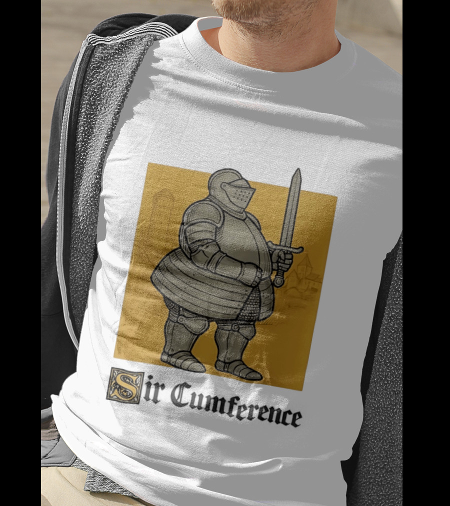 Sir Cumference Chubby Medieval Soldier Holding Sword T-Shirt
