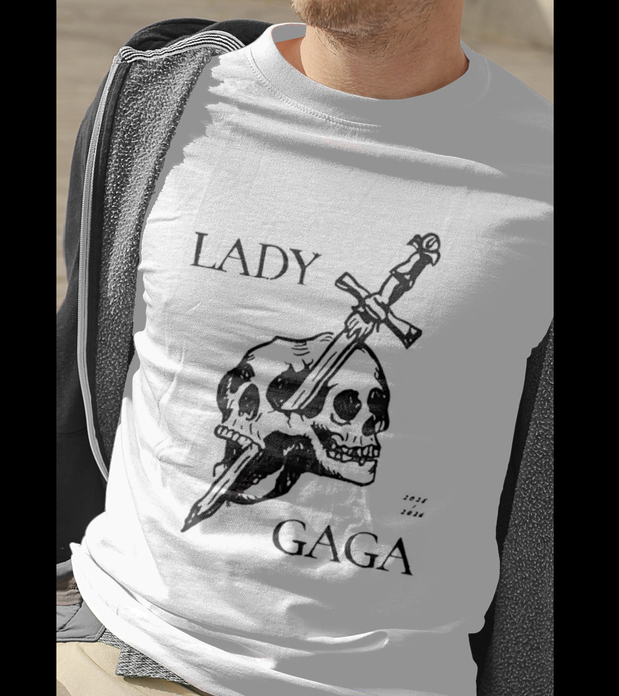 Lady Gaga Skull Sword 2026 T-Shirt