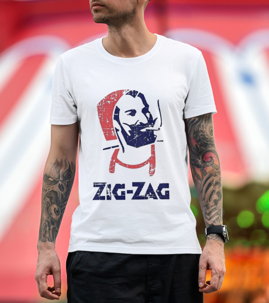 Zig Zag Rolling Papers Cigarette Mocking T-Shirt