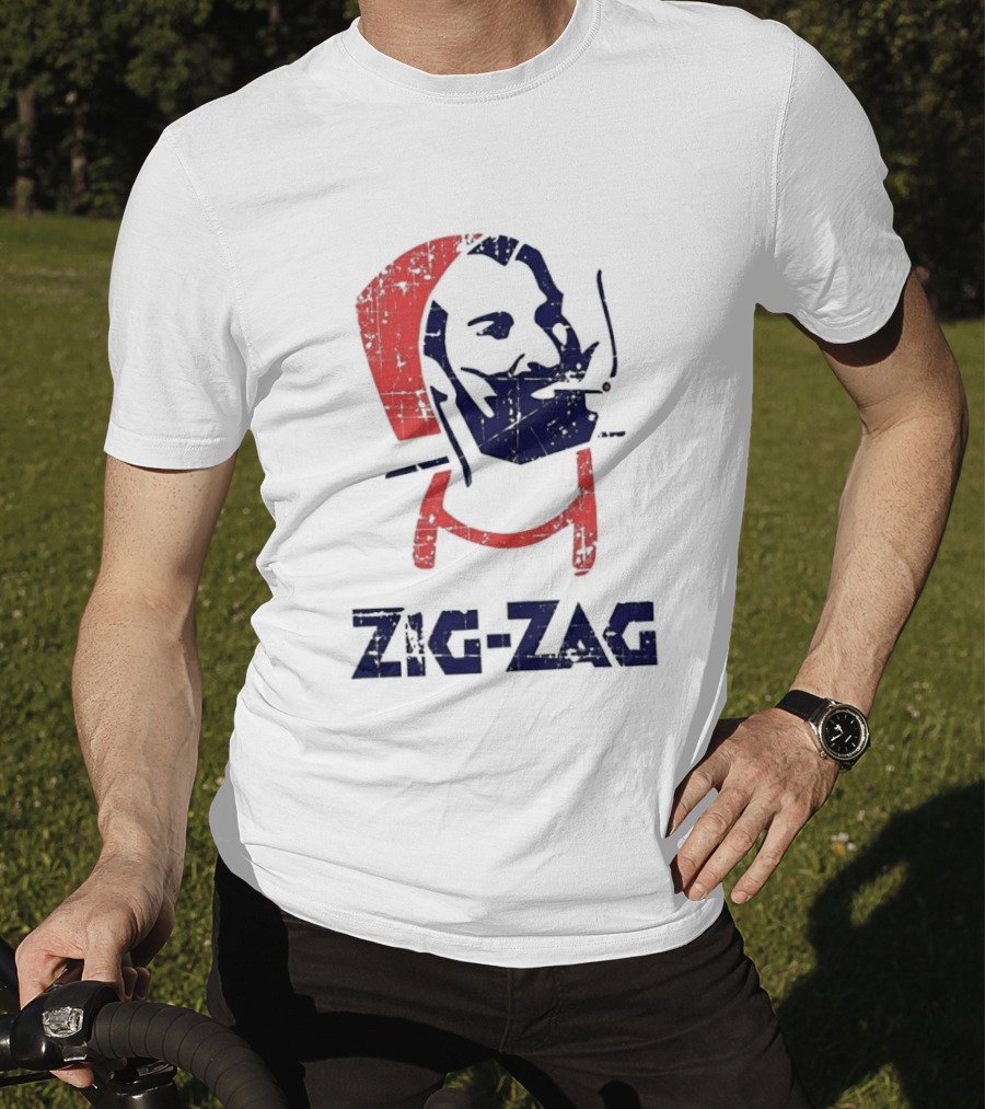 Zig Zag Rolling Papers Cigarette Mocking T-Shirt