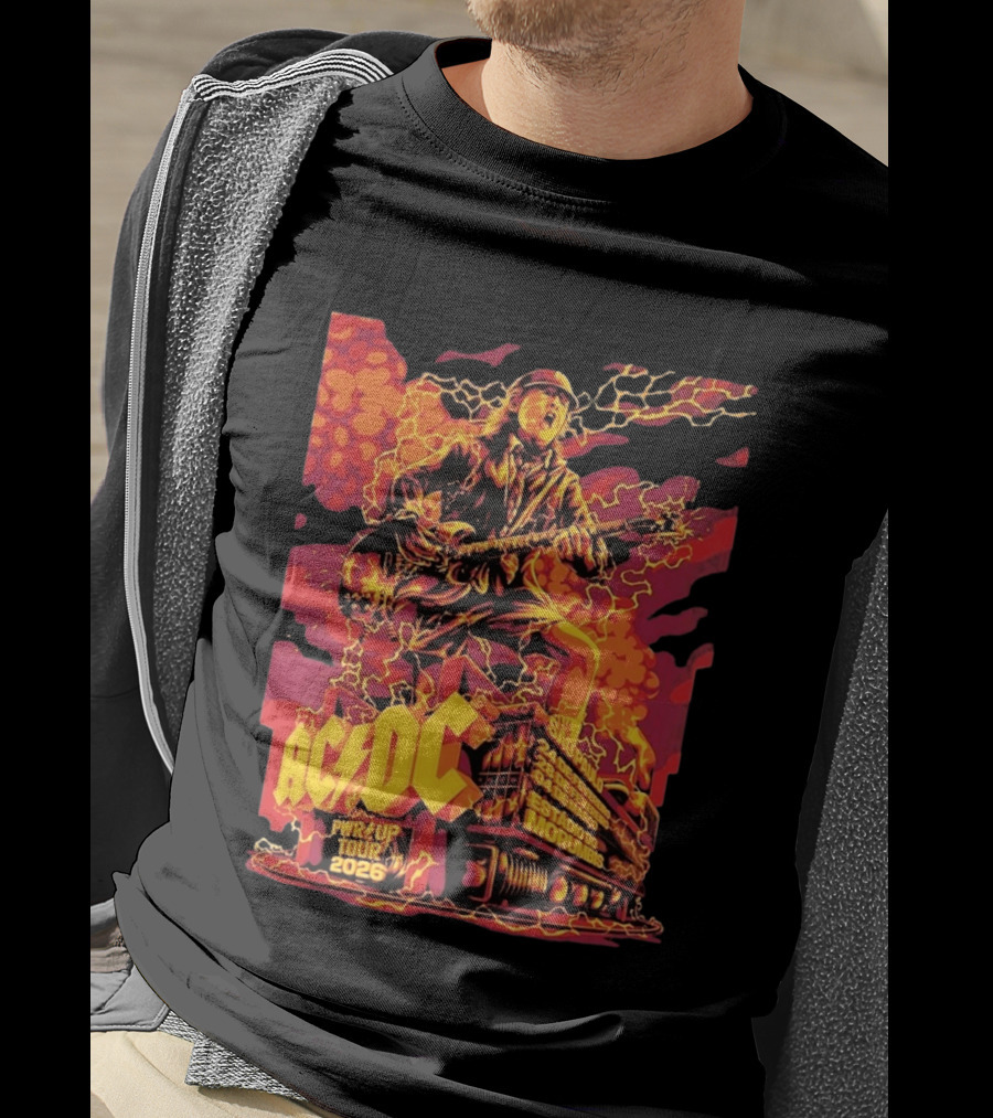 ACDC PWR Up Tour 2026 Sao Paulo Estadio Do Morumbi February 24 28 March 4 Concert T-Shirt