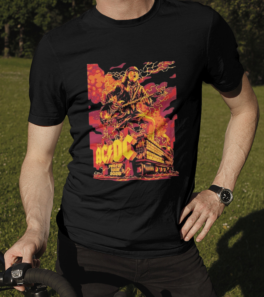 ACDC PWR Up Tour 2026 Sao Paulo Estadio Do Morumbi February 24 28 March 4 Concert T-Shirt