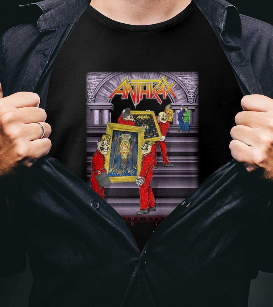Anthrax Among The Canadians Tour 2026 Album Art Collectors T-Shirt