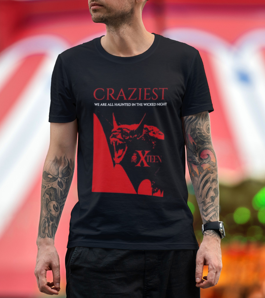 Craziest We Are All Haunted In The Wicked Night Xteen Devil T-Shirt