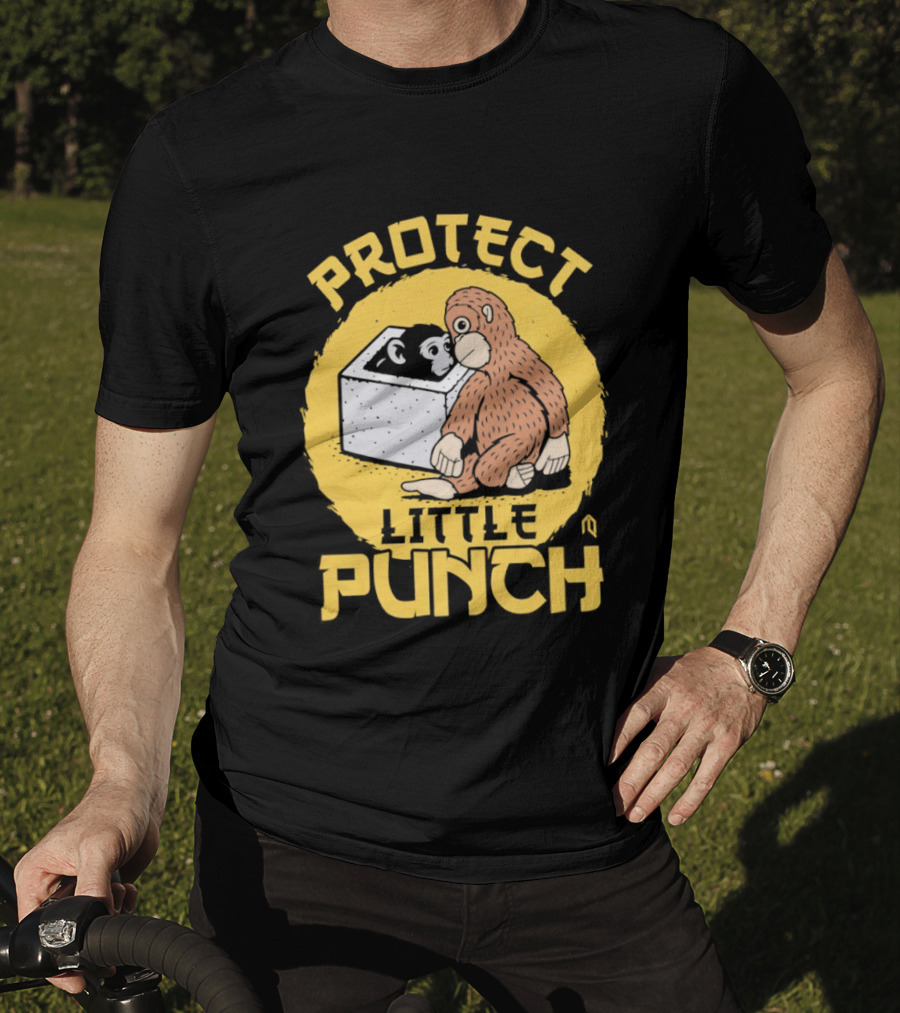 Protect Little Punch The Monkey T-Shirt
