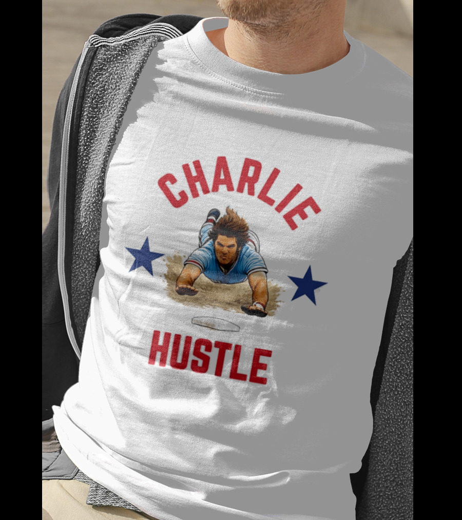 Charlie Hustle Flying Pete Rose Cincinnati Reds Iconic Dive T-Shirt