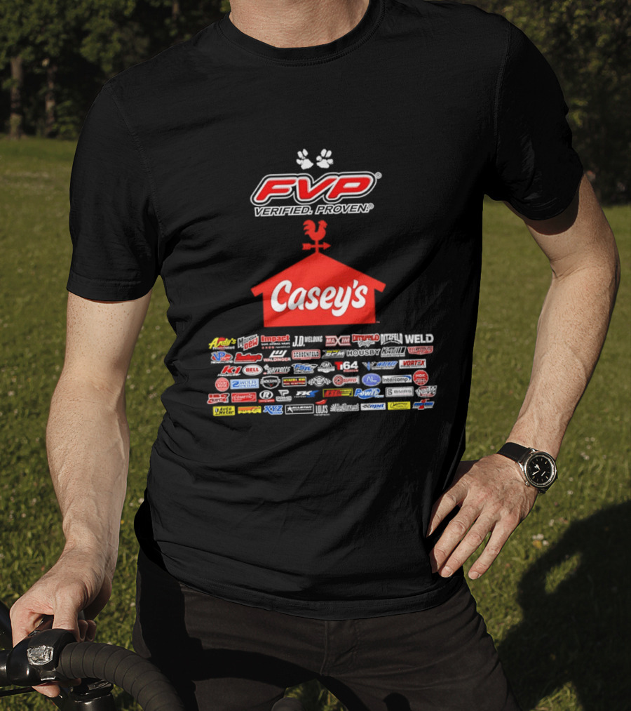 FVP Verified Proven Casey's Racing Performance Brands T-Shirt