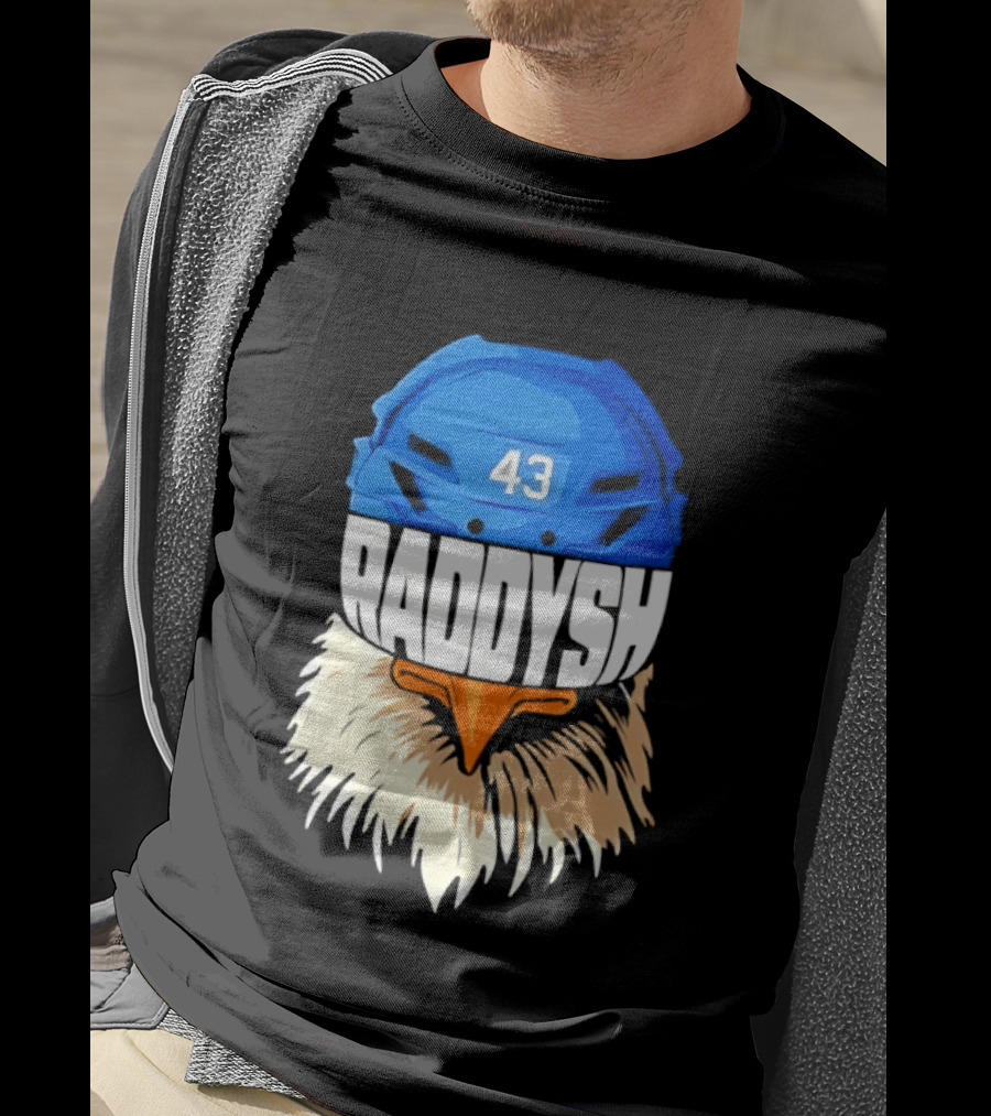 Tampa Bay Lightning Raddysh Bald Eagle 43 Helmet T-Shirt