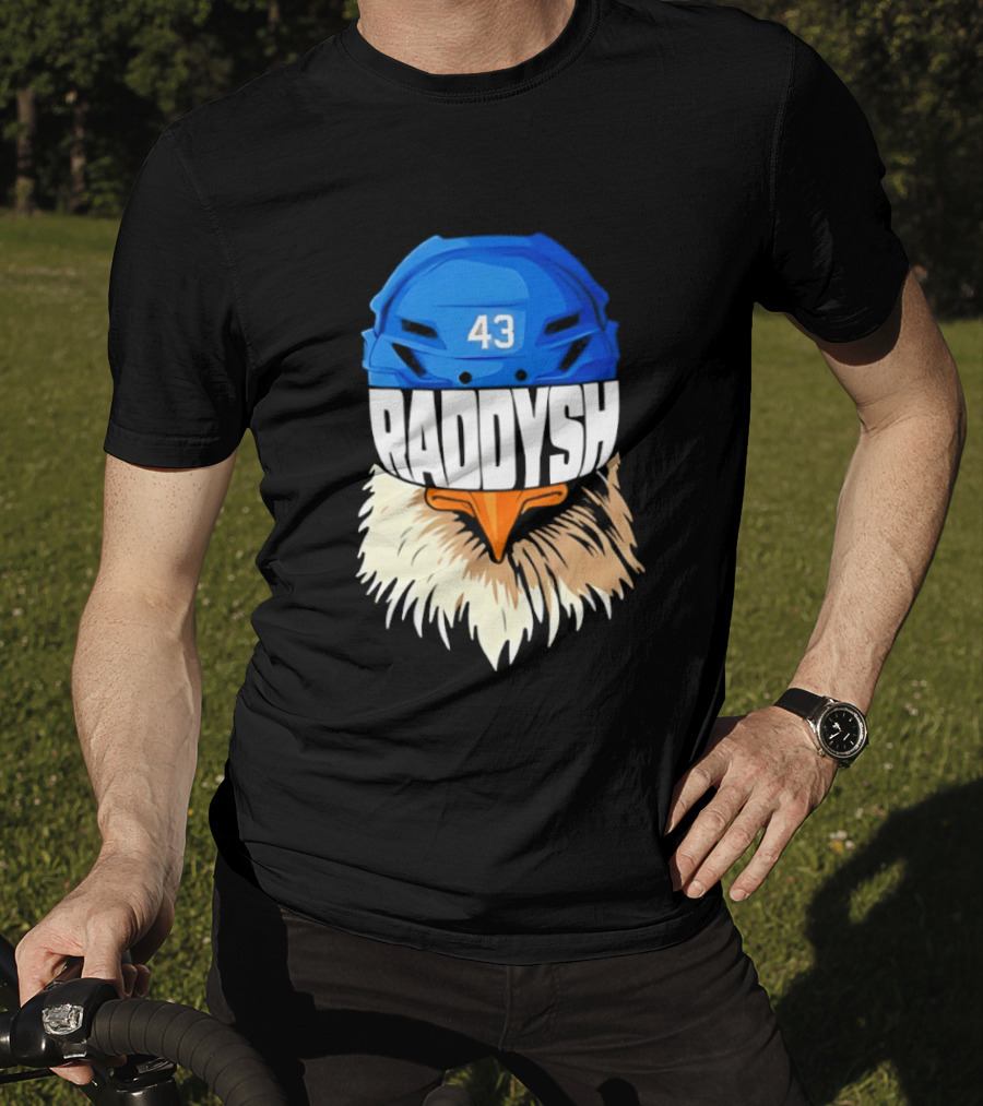 Tampa Bay Lightning Raddysh Bald Eagle 43 Helmet T-Shirt