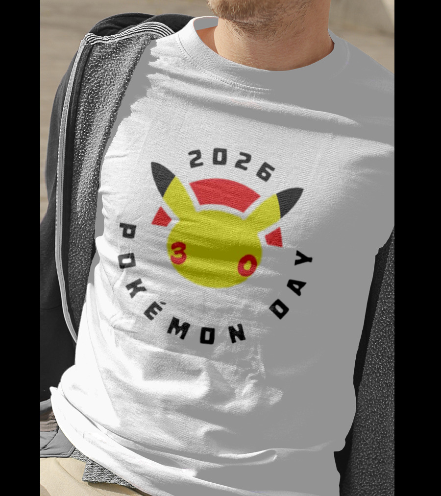 2026 Pokémon Day 30th Anniversary Pikachu T-Shirt