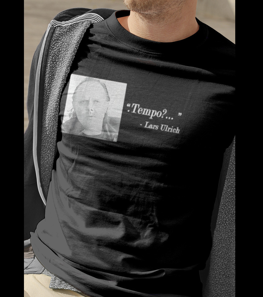 Lars Ulrich Tempo Vintage Style Photo T-Shirt